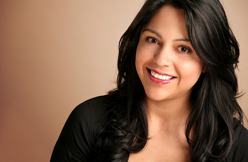 Smiling Woman With Clean Teeth