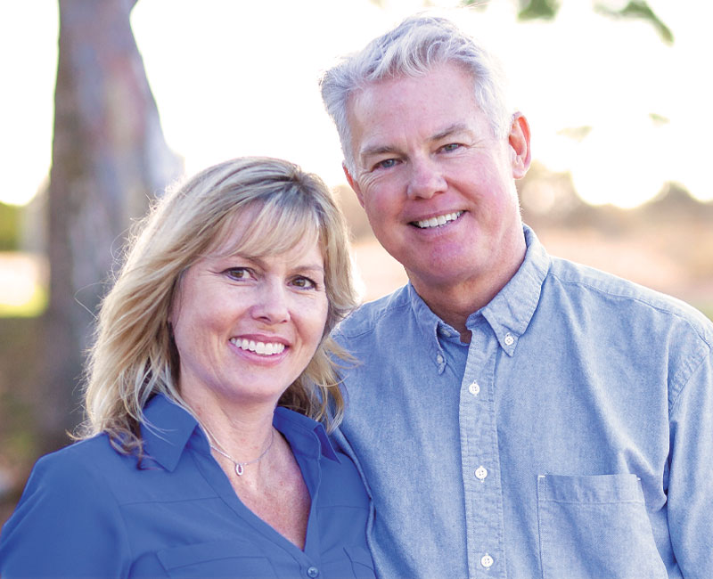 smiling couple