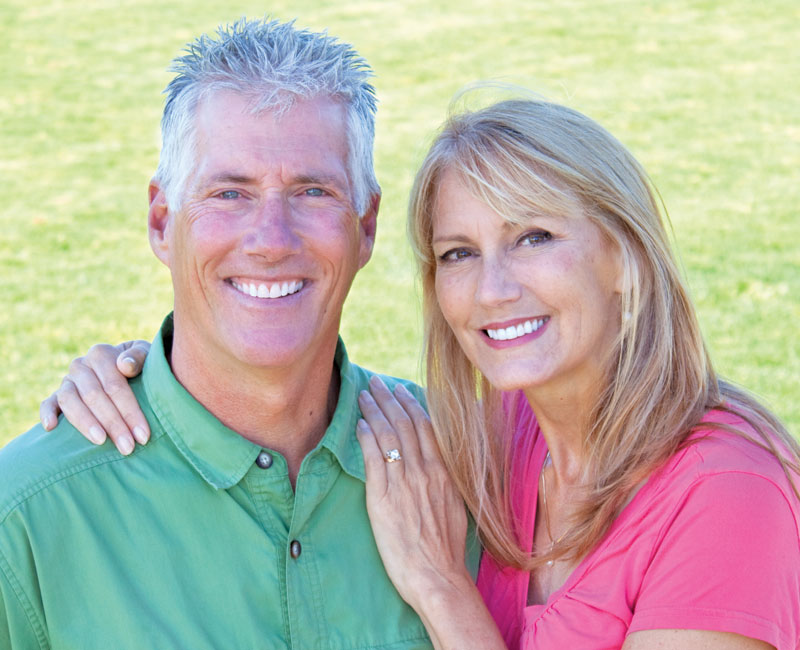 smiling couple